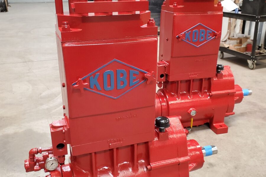 KOBE Industrial Triplex Pump Size 3 on a Paradigm Hydraulics installation. Hydraulic artificial lit projects ar our specialty!