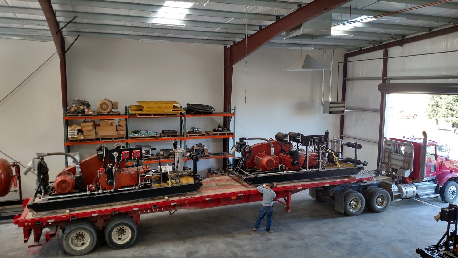 Sending 2 Rental W200 Power Skids out to the field. Hydraulic artificial lift projects and pumps are our specialty!