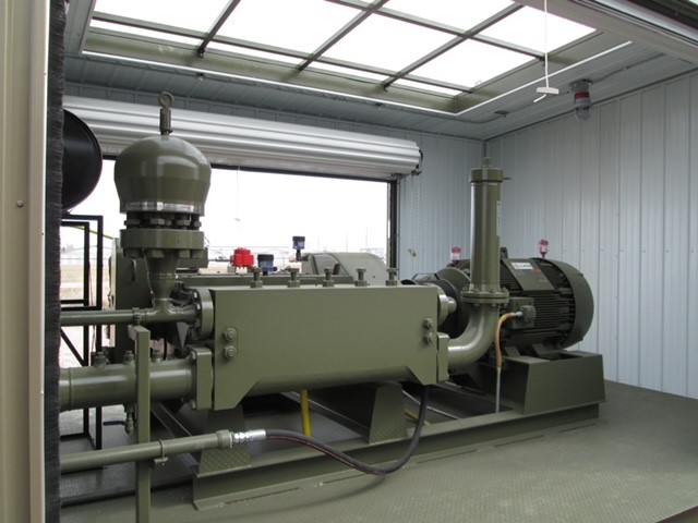 A Weatherford pump on a Paradigm Hydraulics artificial lift system
